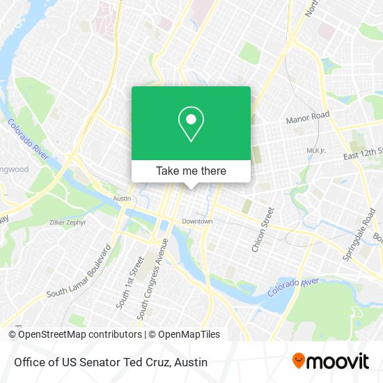 Office of US Senator Ted Cruz map
