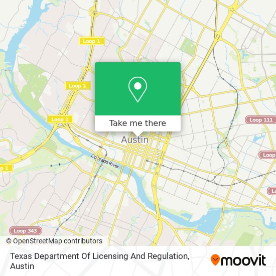 Texas Department Of Licensing And Regulation map