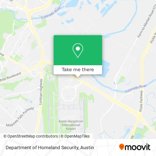 Department of Homeland Security map