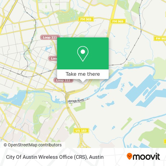 Mapa de City Of Austin Wireless Office (CRS)