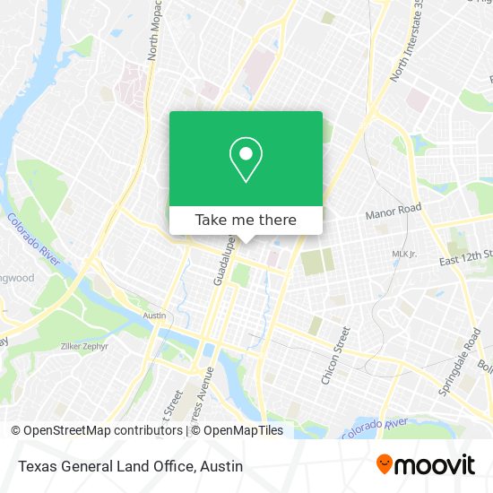 Mapa de Texas General Land Office