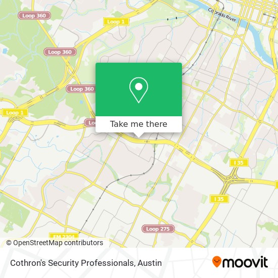 Mapa de Cothron's Security Professionals