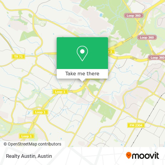 Realty Austin map