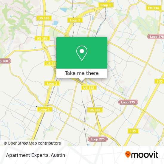 Apartment Experts map