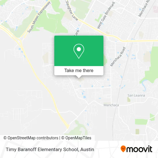 Timy Baranoff Elementary School map