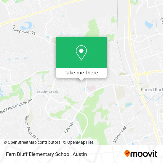 Fern Bluff Elementary School map