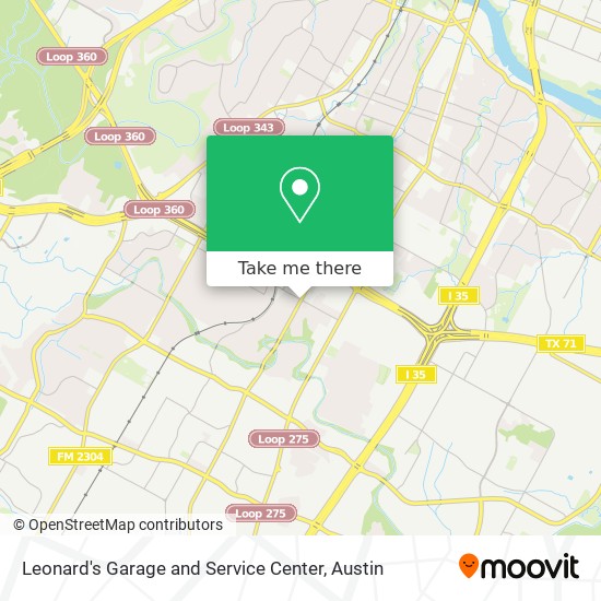 Mapa de Leonard's Garage and Service Center