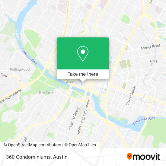 Mapa de 360 Condominiums