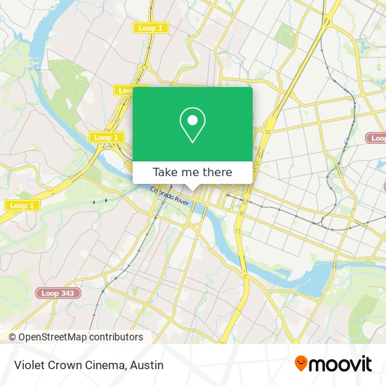 Mapa de Violet Crown Cinema