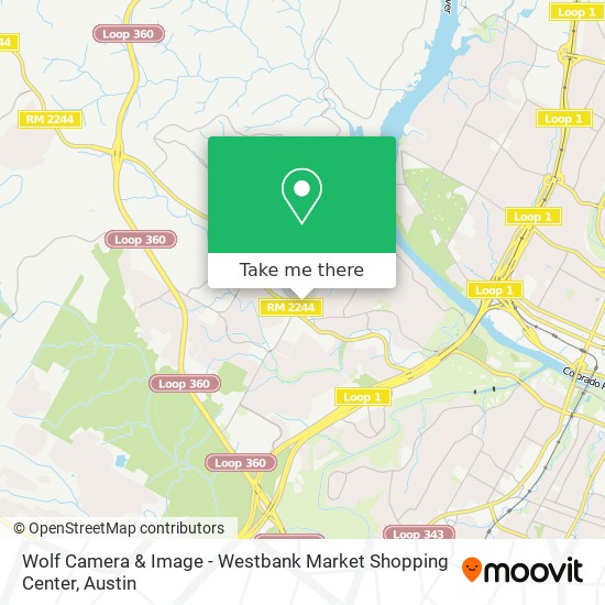 Wolf Camera & Image - Westbank Market Shopping Center map