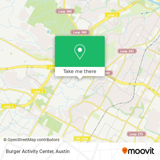 Mapa de Burger Activity Center