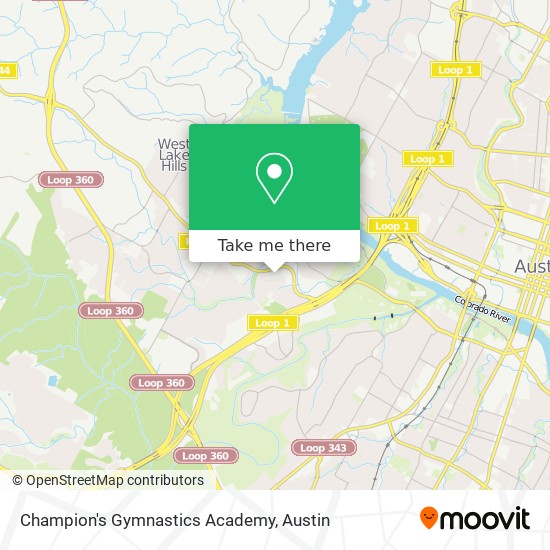 Mapa de Champion's Gymnastics Academy
