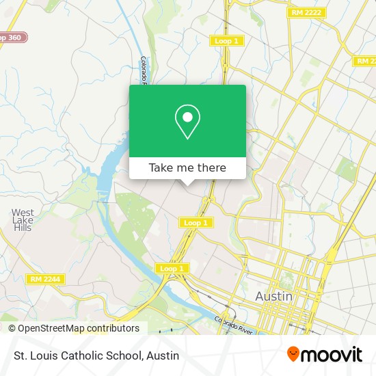 Mapa de St. Louis Catholic School