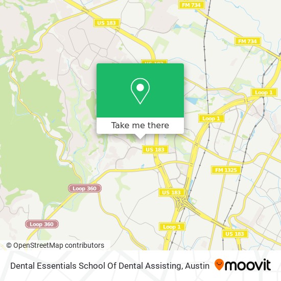 Mapa de Dental Essentials School Of Dental Assisting