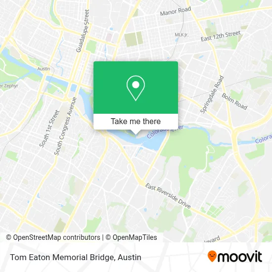 Tom Eaton Memorial Bridge map