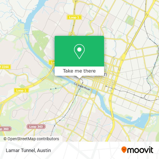 Lamar Tunnel map