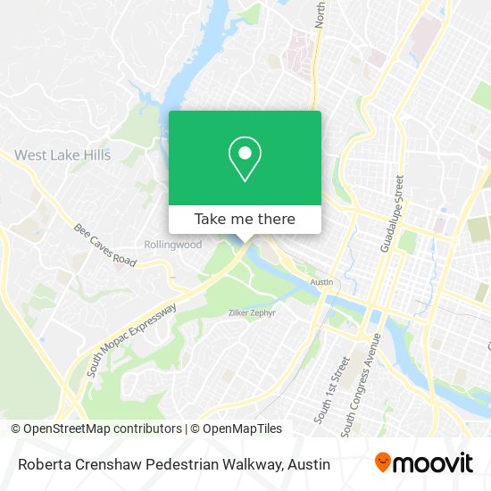 Mapa de Roberta Crenshaw Pedestrian Walkway