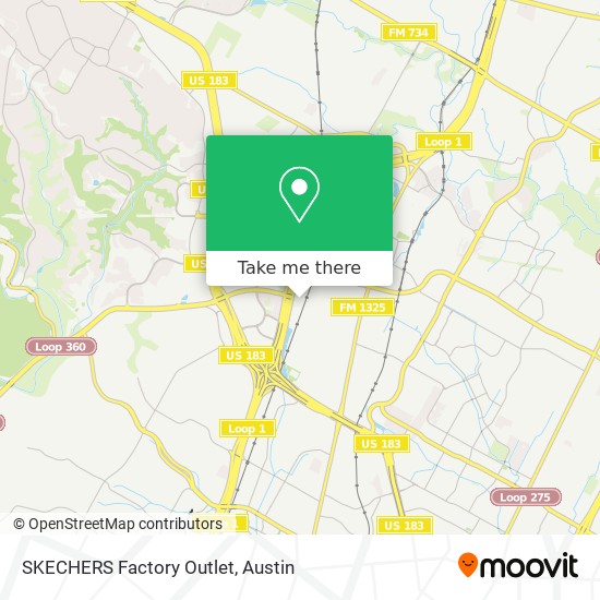 SKECHERS Factory Outlet map