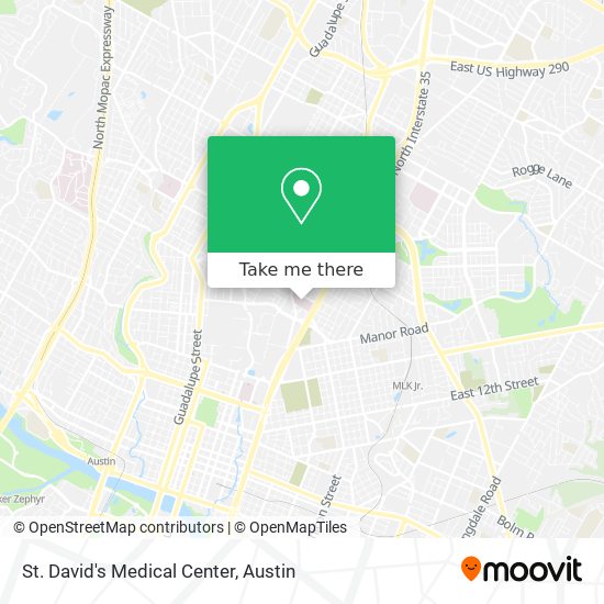 St. David's Medical Center map