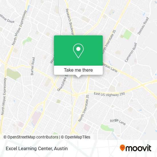 Excel Learning Center map