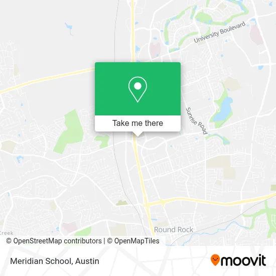 Meridian School map