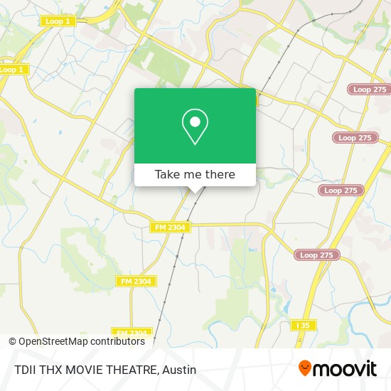 Mapa de TDII THX MOVIE THEATRE