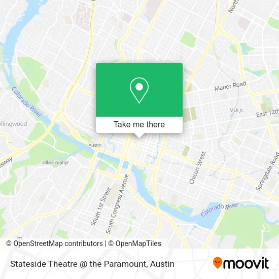 Stateside Theatre @ the Paramount map