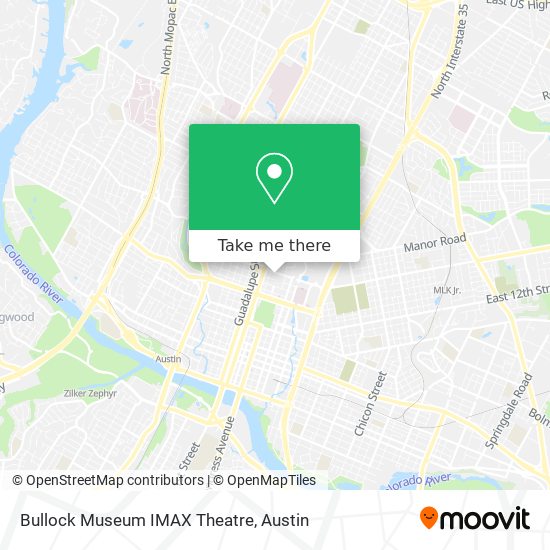 Mapa de Bullock Museum IMAX Theatre