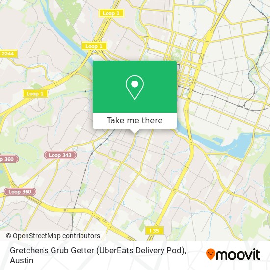Gretchen's Grub Getter (UberEats Delivery Pod) map