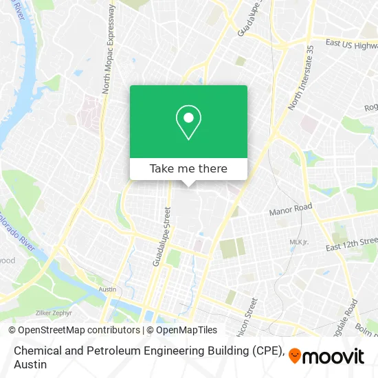 Chemical and Petroleum Engineering Building (CPE) map