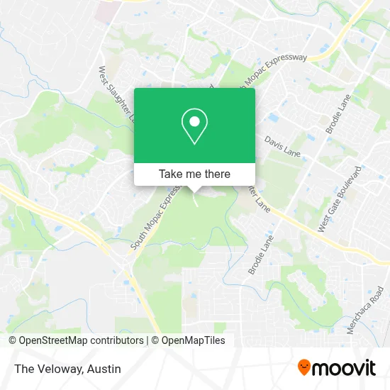 The Veloway map