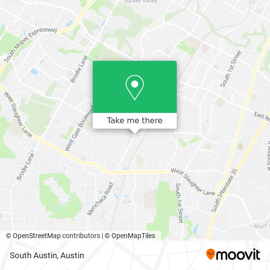 Mapa de South Austin