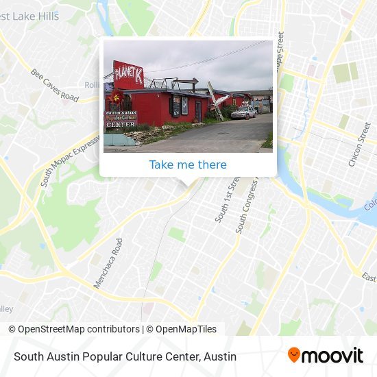 South Austin Popular Culture Center map