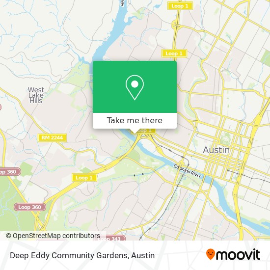 Deep Eddy Community Gardens map