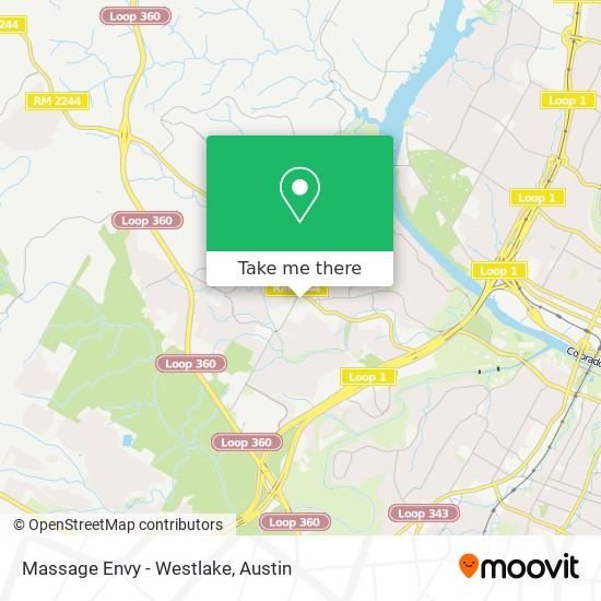 Mapa de Massage Envy - Westlake