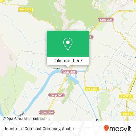 Mapa de Icontrol, a Comcast Company