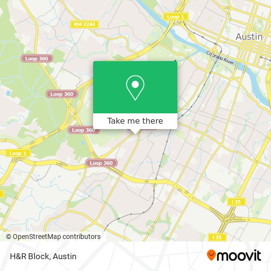 H&R Block map