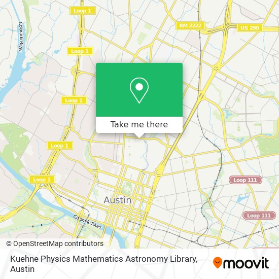 Mapa de Kuehne Physics Mathematics Astronomy Library