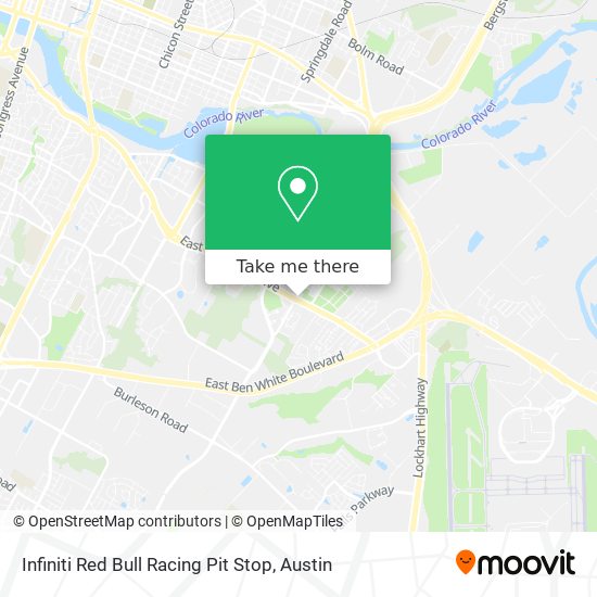 Infiniti Red Bull Racing Pit Stop map