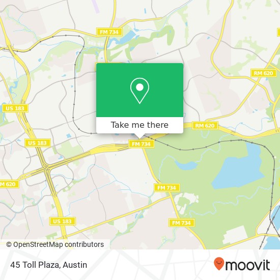 Mapa de 45 Toll Plaza