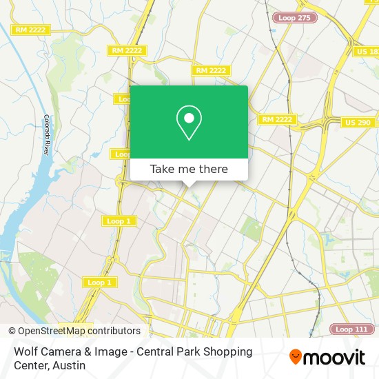 Wolf Camera & Image - Central Park Shopping Center map