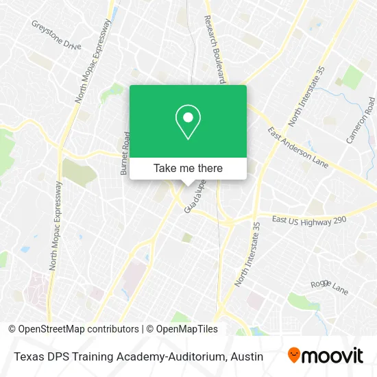 Mapa de Texas DPS Training Academy-Auditorium