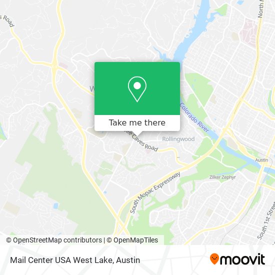Mail Center USA West Lake map