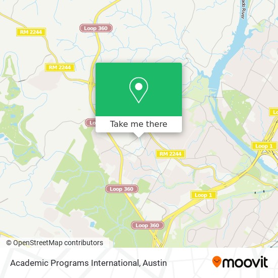 Mapa de Academic Programs International