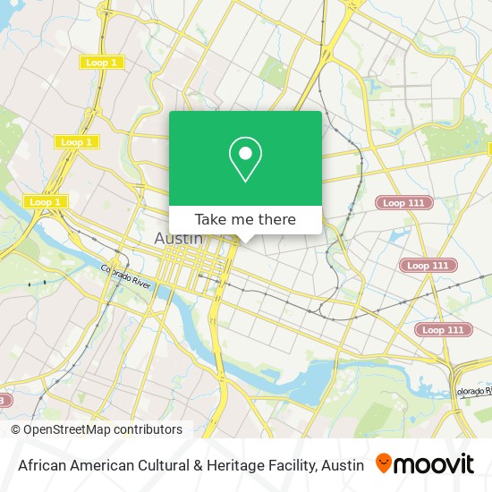 African American Cultural & Heritage Facility map