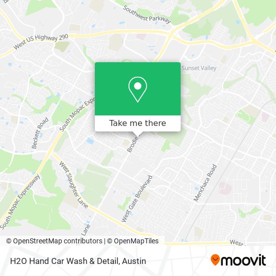 H2O Hand Car Wash & Detail map