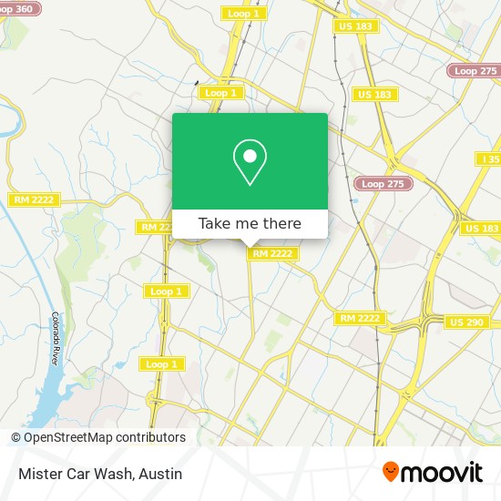 Mister Car Wash map