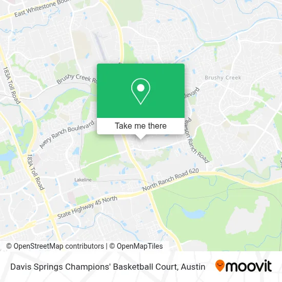 Davis Springs Champions' Basketball Court map
