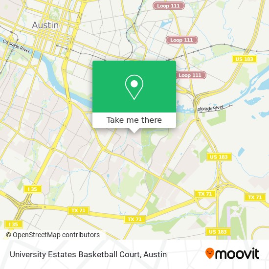 University Estates Basketball Court map