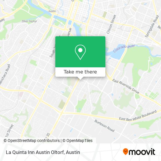 La Quinta Inn Austin Oltorf map
